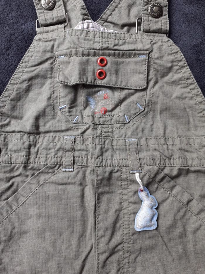 Salopette short garçon 6 mois Sergent Major - photo numéro 3