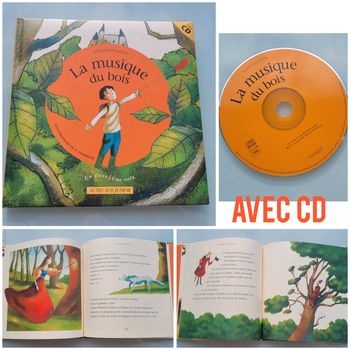 Livre avec CD, Un livre / Une voix, Actes Sud Junior : La Musique 🎶 du bois