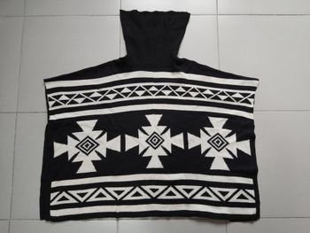 Poncho col roulé S/M