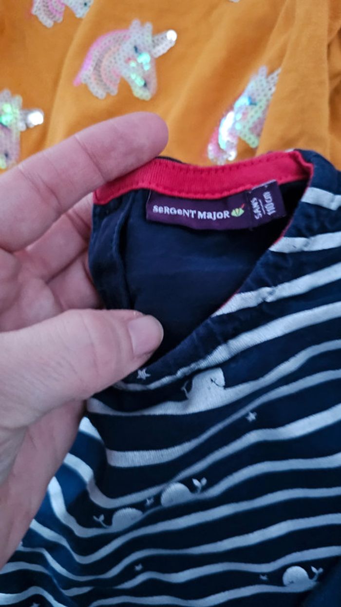 Lot 5 t shirt manche longue 5 ans - photo numéro 4