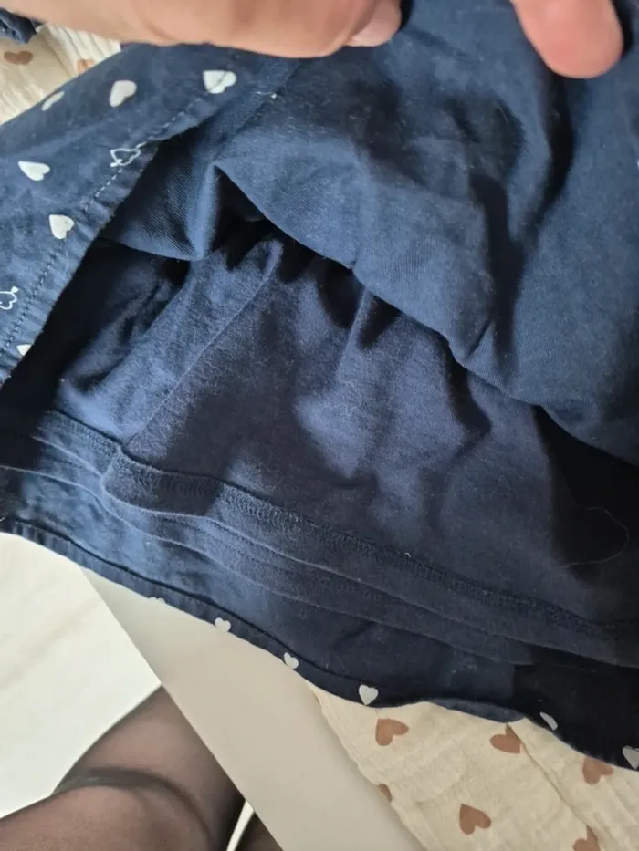 Robe bleu a coeur girl catwomen sucre d'orge 9 mois - photo numéro 5