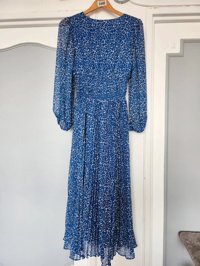Robe longue fluide bleue taille 36 - photo numéro 5