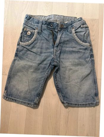 Short en jean 4/5 ans effet délavé