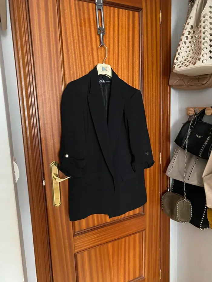 americana negra zara