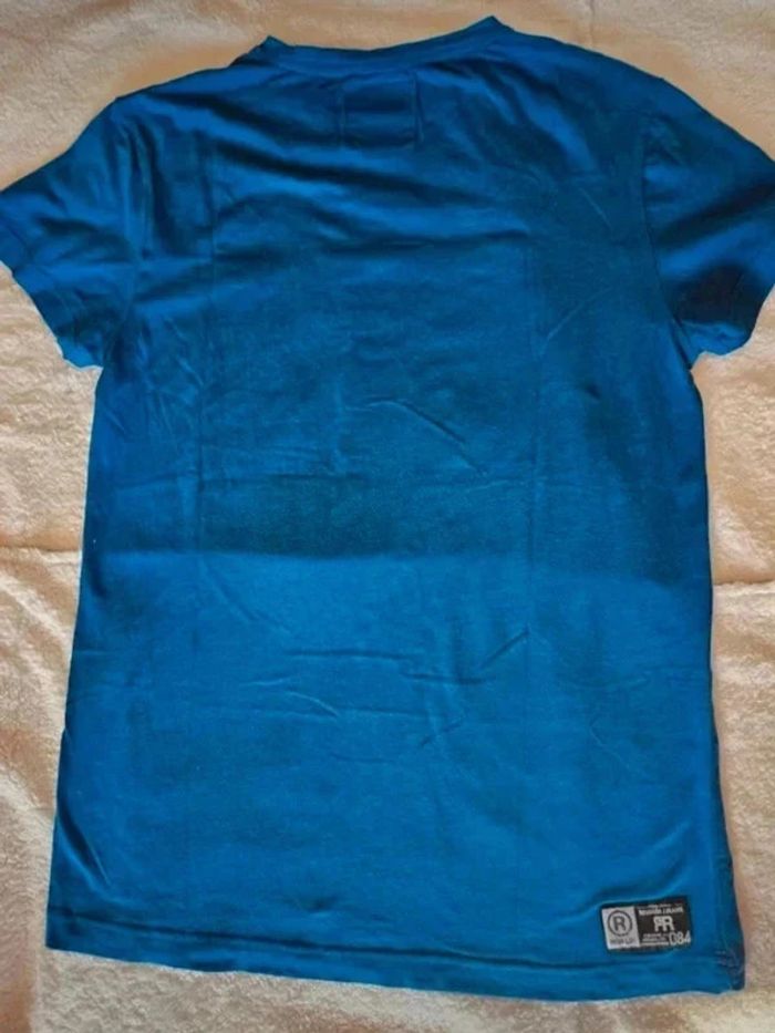 T-shirt bleu - Rivaldi - photo numéro 5
