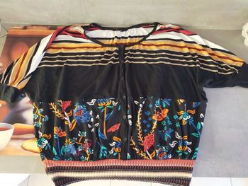 Tee shirt blouse Desigual taille XL multicolore 