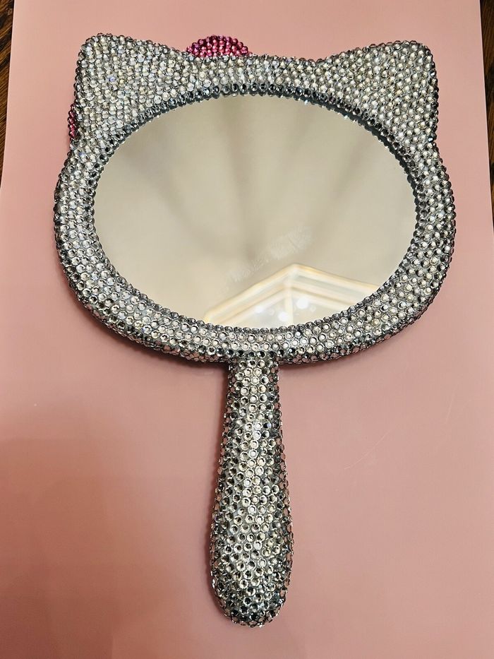 Miroir à main en cristal Swarovski Sanrio Hello Kitty - photo numéro 2