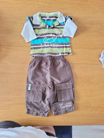 Ensemble pantalon polo