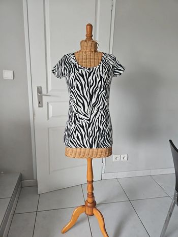 T-shirt long /tunique zèbre femme Esprit xl u42