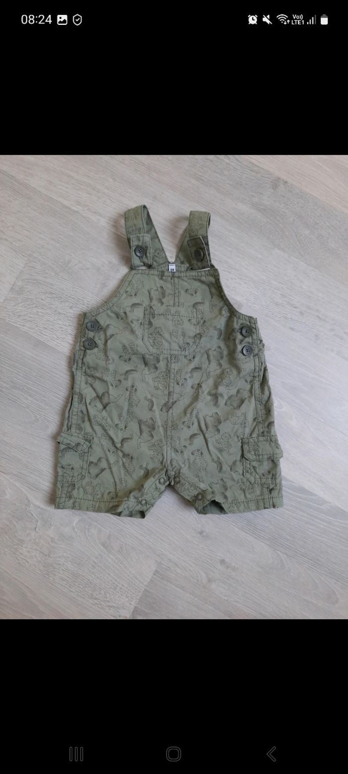 Salopette short légère 6 mois