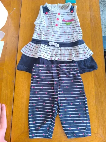318227 ensemble fille 9 mois Lee Cooper