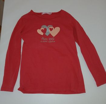 Tee shirt manches longues fille
