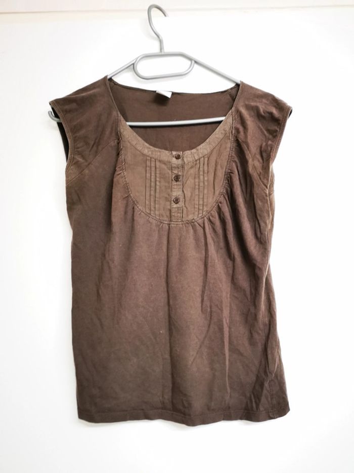 Blouse camaïeu marron 1 euro