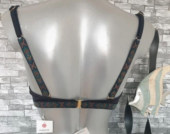 Haut de maillot de bain pushup noir T90/D - photo numéro 2