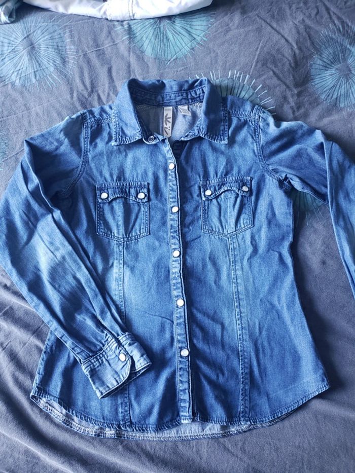 Chemise en jean fille okaidi 12 ans