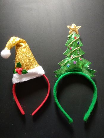 2 diadèmes de Noël