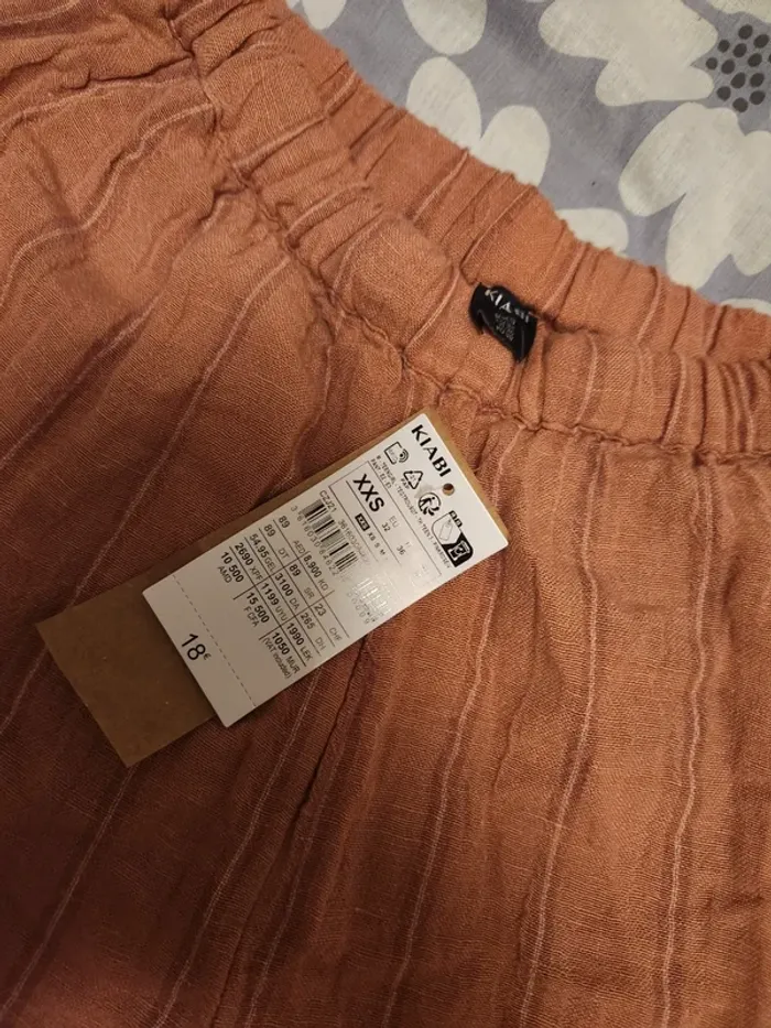 Pantalon en gaze de coton neuf - photo numéro 2