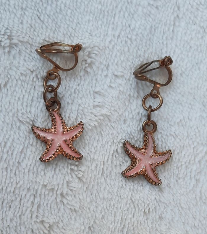 Lot de 4 Boucle d'oreilles à pince - photo numéro 2