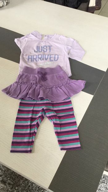 Ensemble lilas 3 pièces 9m