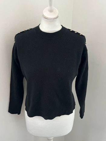 Pull noir laine et cachemire The Kooples XS