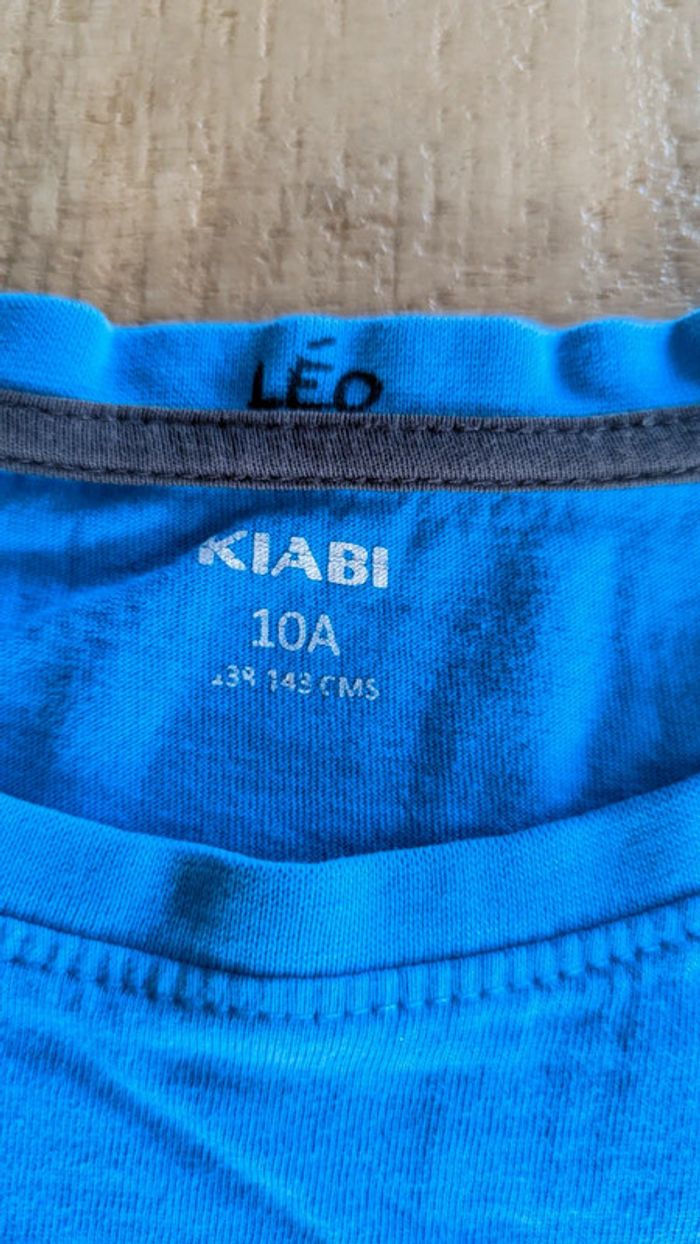 Tee shirt bleu - photo numéro 2