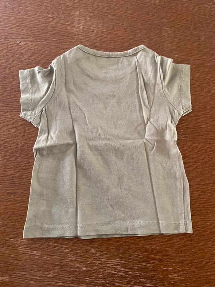 T-shirt kaki bébé super mignon - photo numéro 3