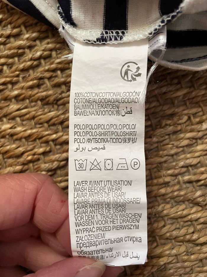 Polo marin garçon Kiabi 12 mois - photo numéro 4