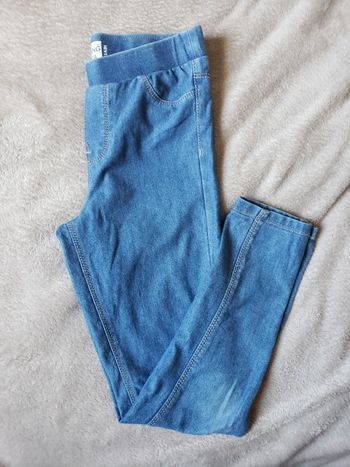 Jegging bleu taille 10 ans