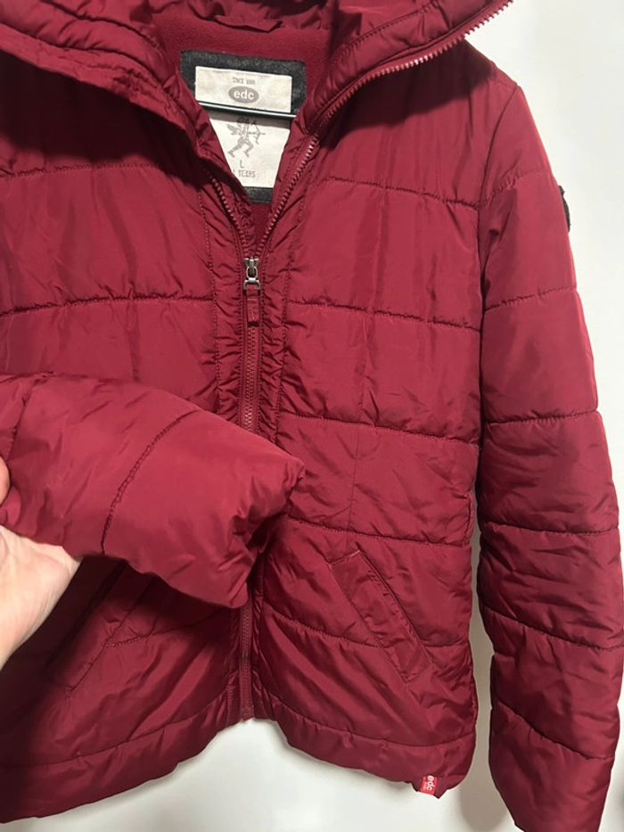 Jolie doudoune matelassée • bordeaux • taille M • EDC / Esprit - photo numéro 5