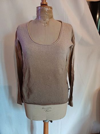 Pull en laine et cachemire acolé femme taille 36