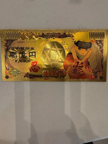 Billet doré Naruto