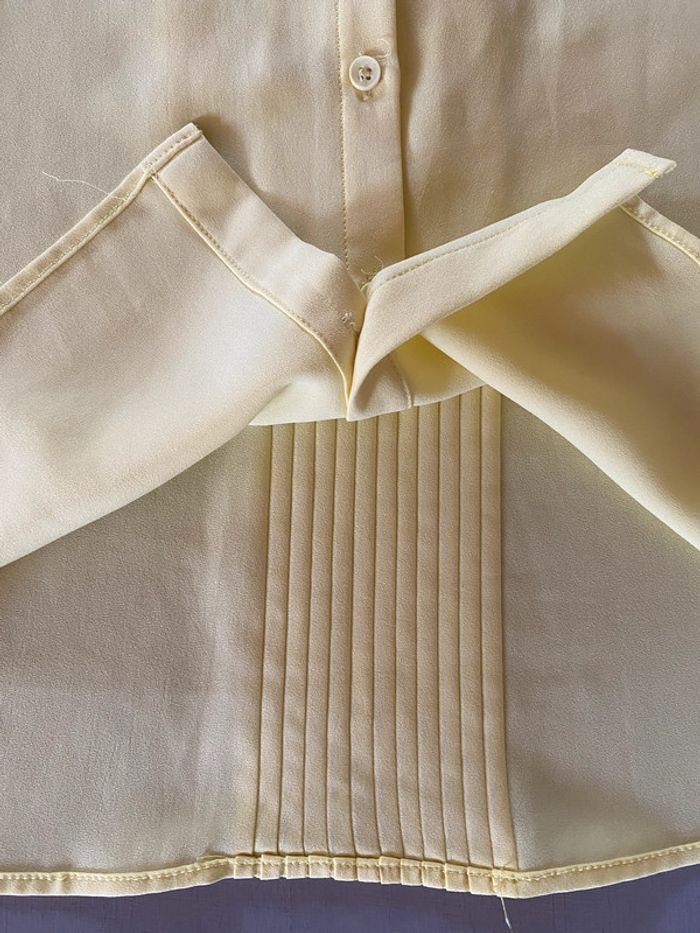 Chemise Laura Jo jaune taille S - photo numéro 14
