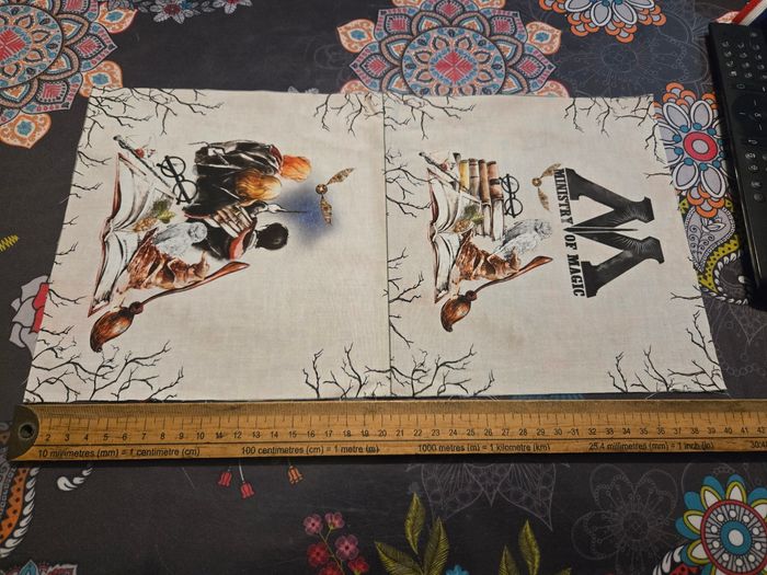 Double Panneau couture thème harry potter - photo numéro 3