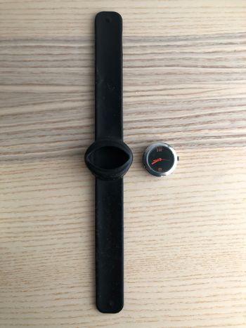 Montre snap noire