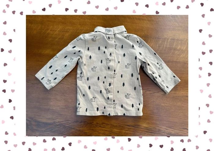Sous pull beige Kiabi 6 mois - photo numéro 8