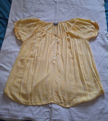 Blouse jaune t46