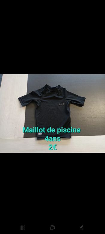 Maillot de piscine 4ans