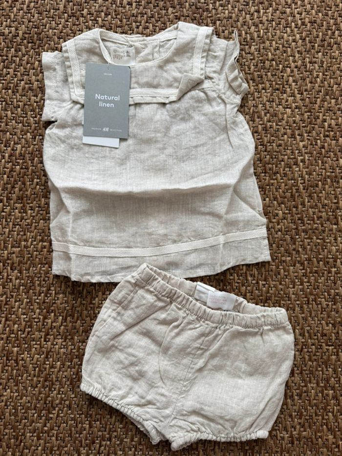 Ensemble lin H&M 62cm