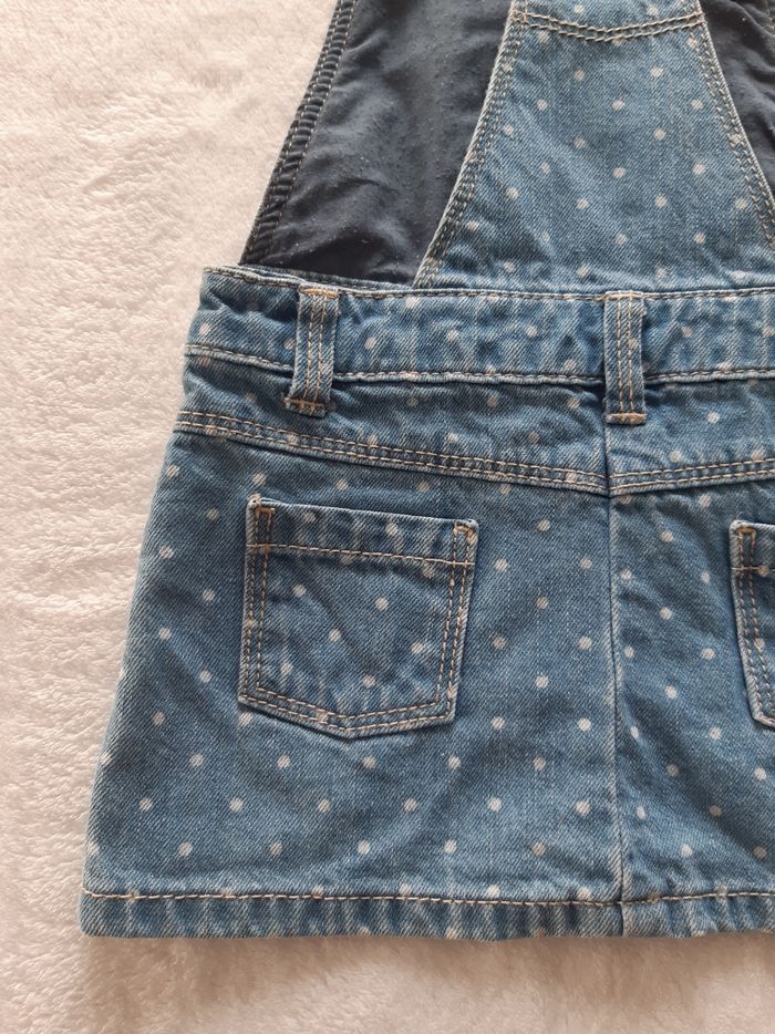 Robe / salopette jean 6 mois fille kiabi - photo numéro 9
