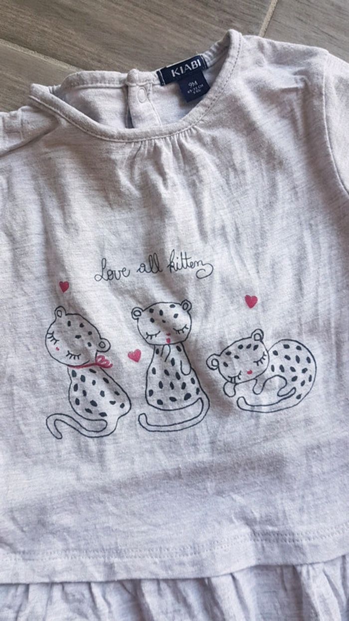 Ensemble 9 mois t-shirt + legging Kiabi - photo numéro 3