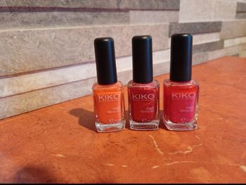 Lot de 3 vernis kiko