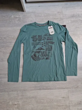 Tee-shirt manches longues Sergent Major neuf avec étiquette 14 ans