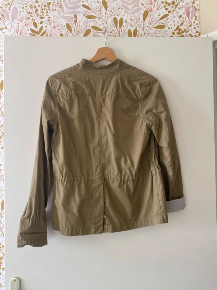Veste trench court kaki carolle 36 - photo numéro 5