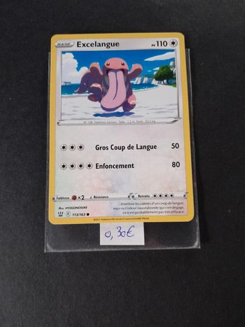 Carte Pokémon Excelangue 113/163