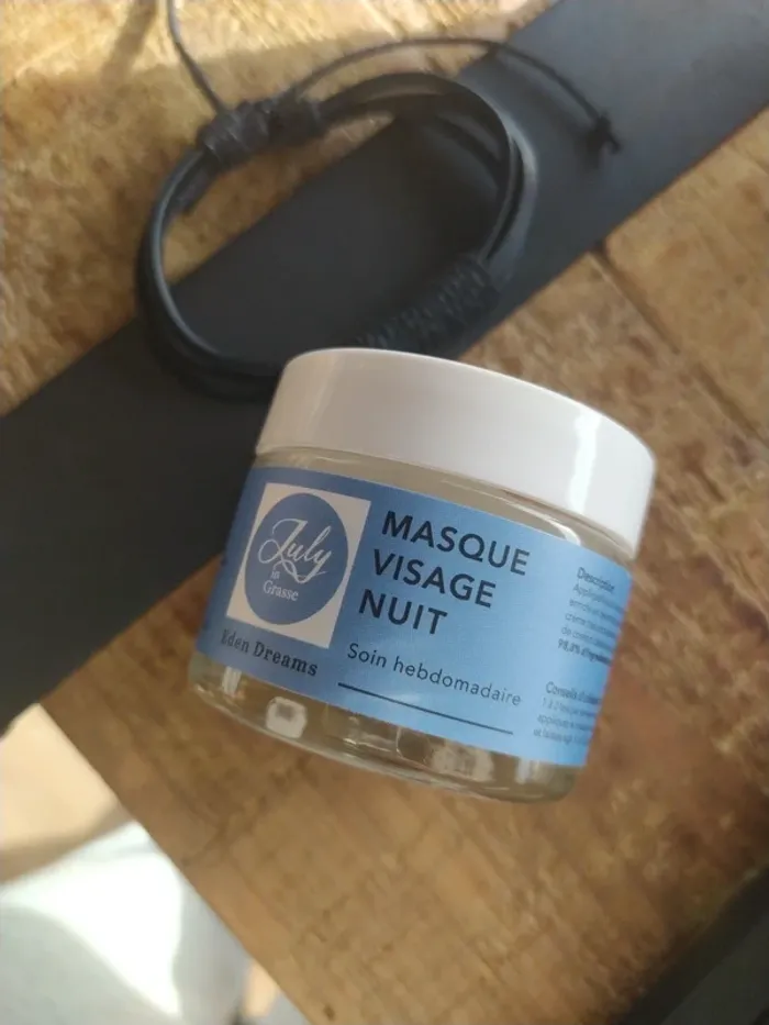 Masque visage nuit July in Grasse avec bracelet offert - photo numéro 2