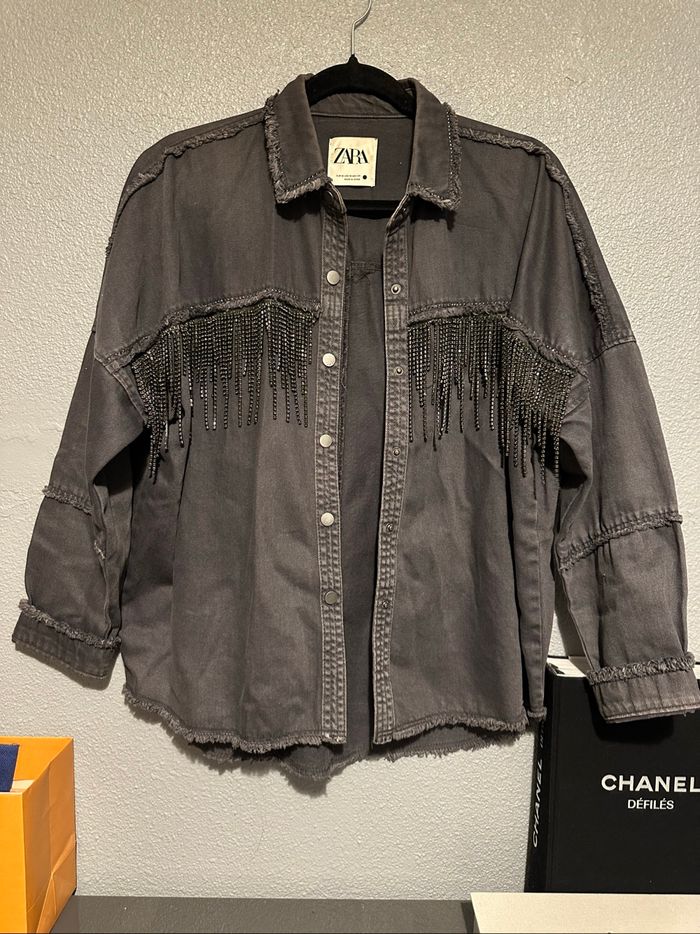 Veste frange Zara