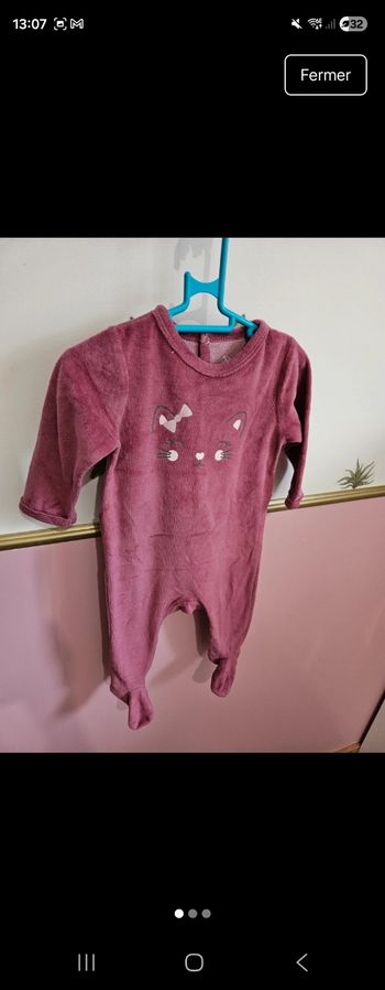 Pyjama grenouillère 