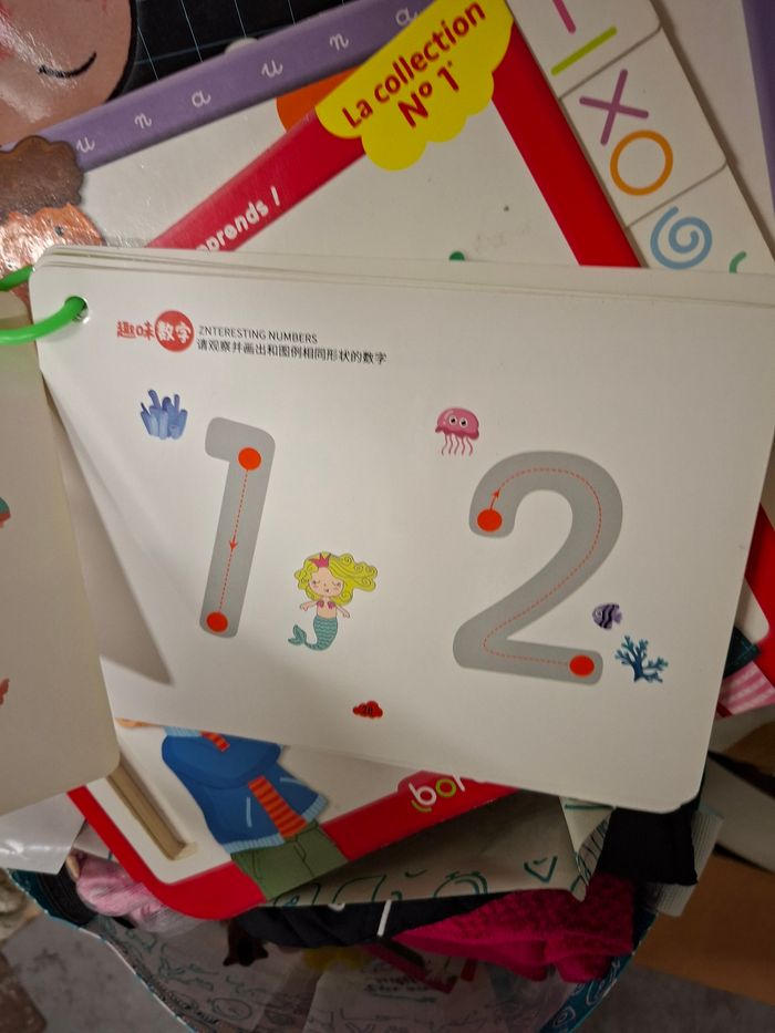 Gros lot apprendre à ecrire, chiffre,compter - photo numéro 10