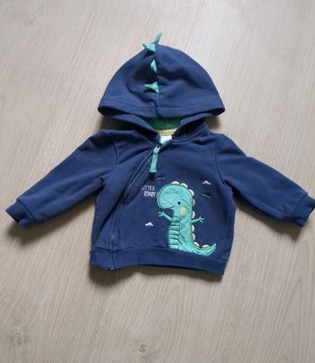 Gilet à capuche motif dinosaure Baby Club C&A 3 mois