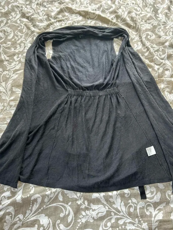 Gilet sans manches noir Éliane et Léna – Taille 40 noir